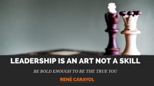leadership is an art not a skill image